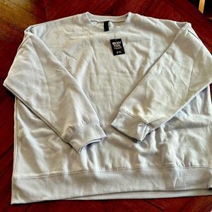 Cotton On Women’s Lifestyle Long Sleeve Sweatshirt Light Blue XL